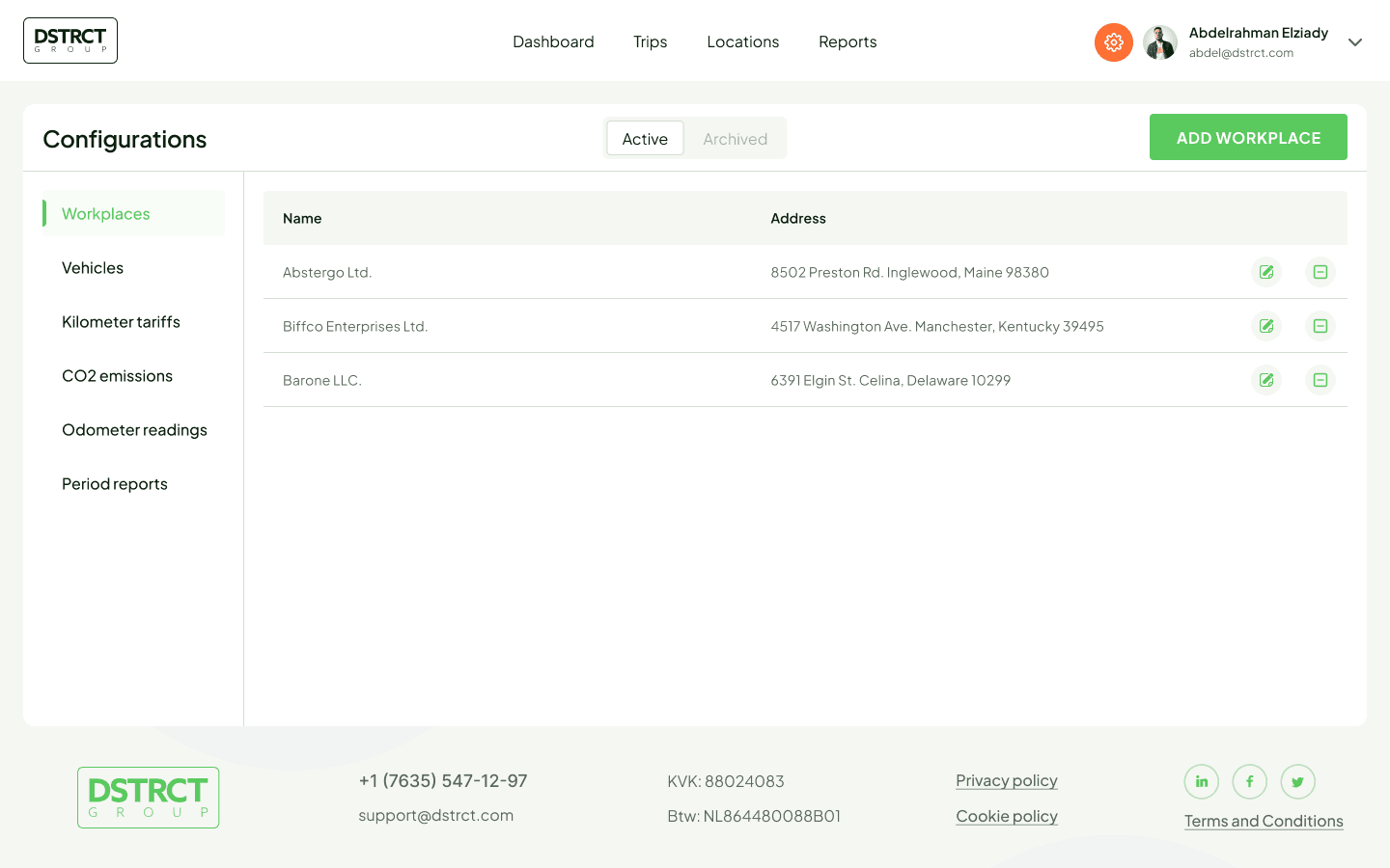 Configuratie werkplekken