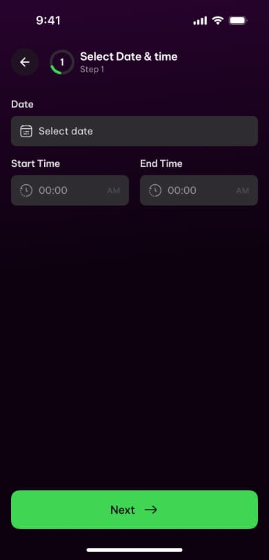 Datum picker
