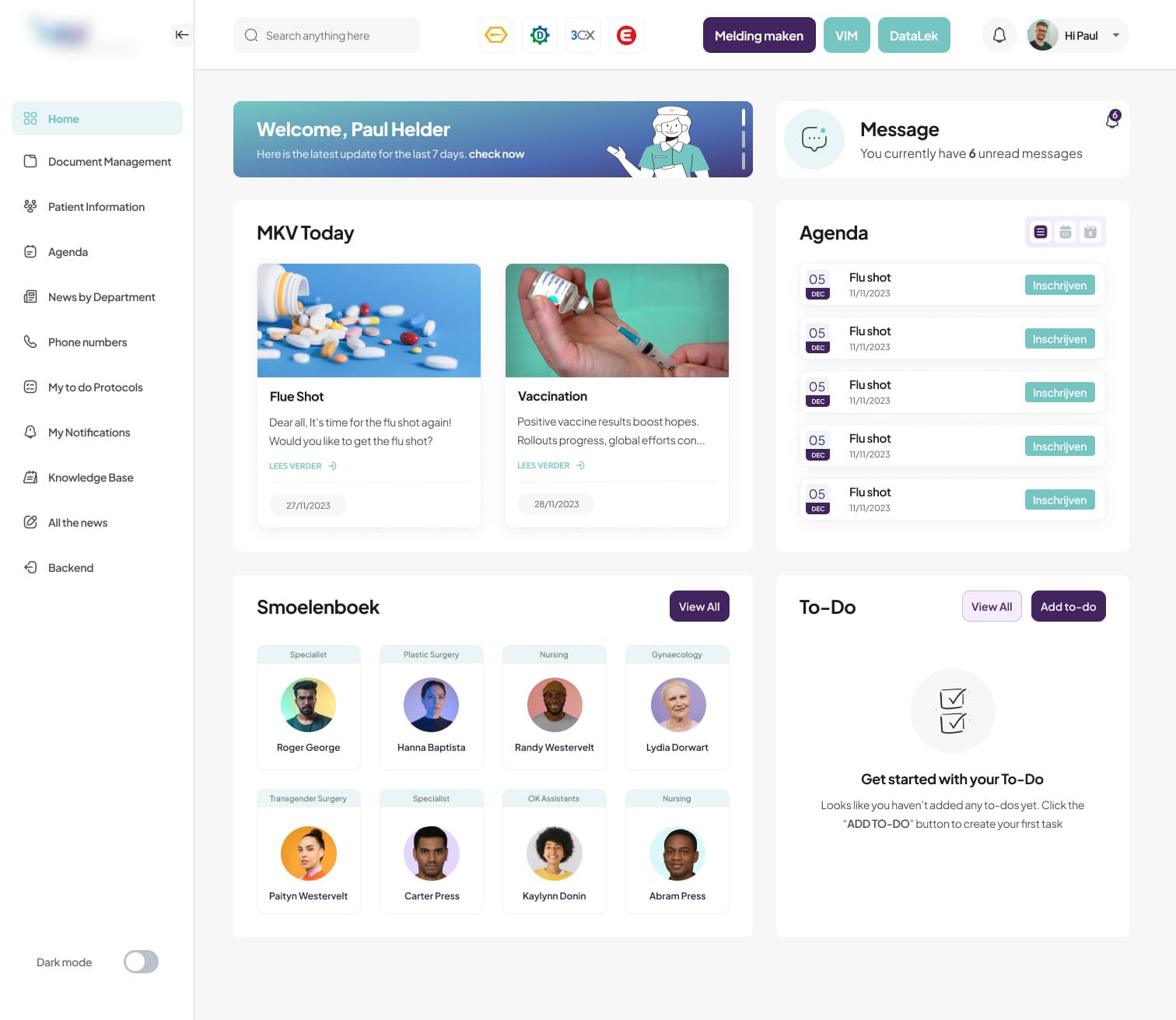 QMS Dashboard