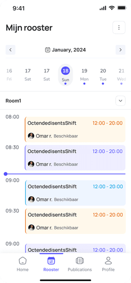 Digitale Rooster App 1