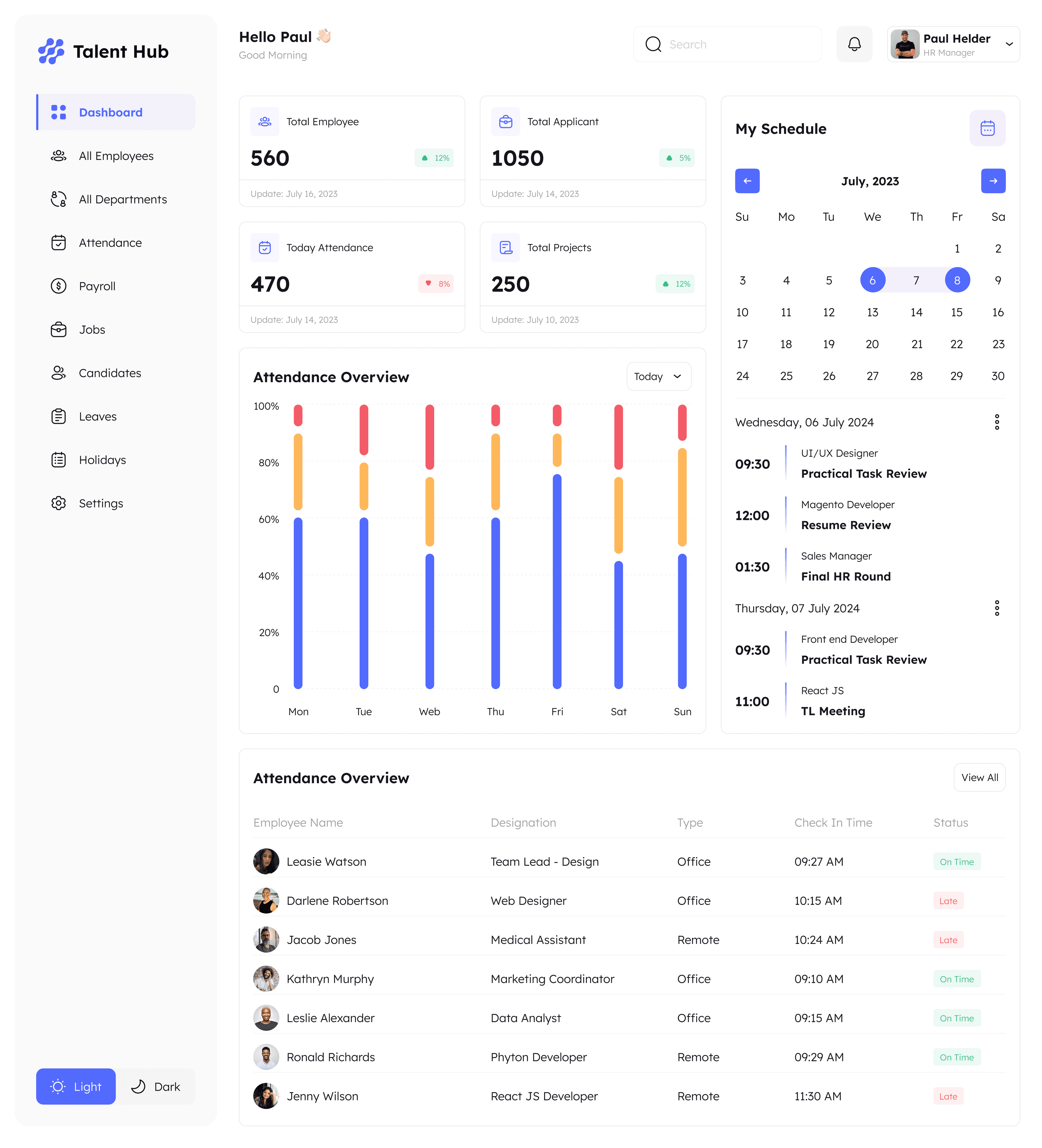 Talent Hub HR Platform